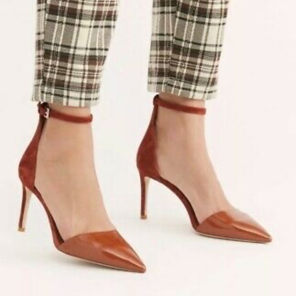 Jeffrey Campbell Shoes - Free People/Jeffrey Campbell Brown Leather Heels